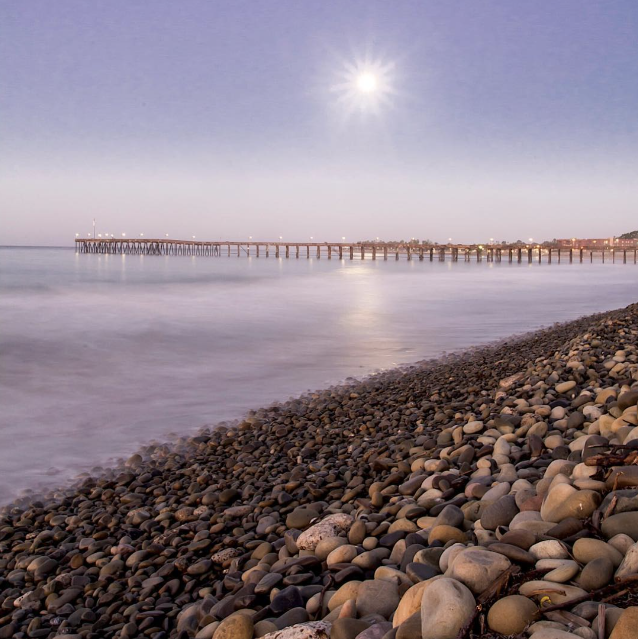 Ventura County CA Pier and ocean view
